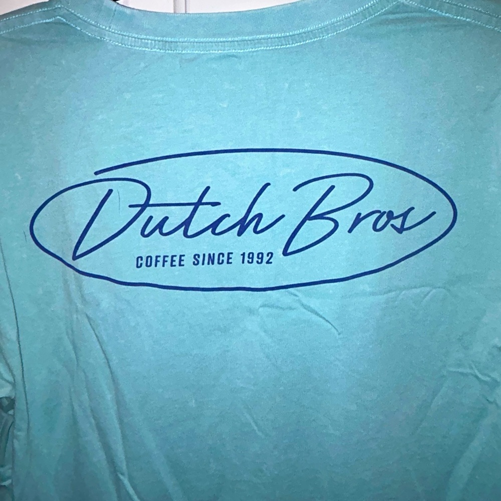 Green, Retro , Dutch Bros Shirt